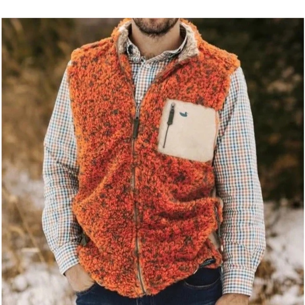 Southern Marsh Blue Ridge‎ Sherpa Vest Medium NWT